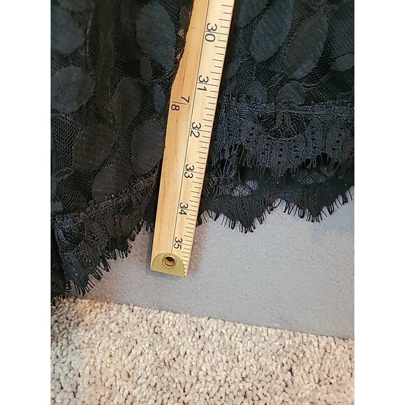 Free People Queens Love Black Lace Gothic Dress Sz 2 EUC - Picture 12 of 13